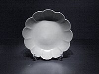 Joseon white porcelain plate