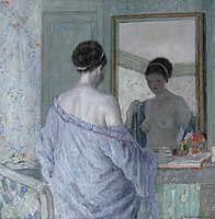 Lady at the Mirror, ca. 1922