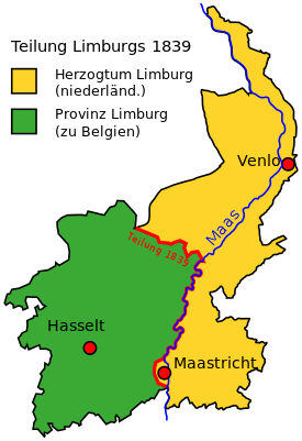 Das Herzogtum Limburg nach der Teilung Limburgs 1839