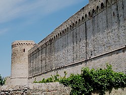 Town wall in Magliano in Toscana