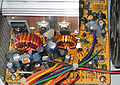 Failed power supply capacitors