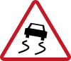 Slippery road