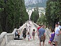 View from the top of the 365 Calvari Steps