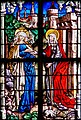 The Visitation - Detail of the stained glass by Peter Hemmel