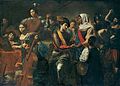 Valentin de Boulogne, A Musical Company with a Fortune-Teller ("Reunion with a Gypsy")