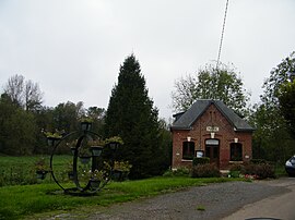 The town hall in Villecourt