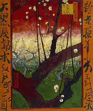 Flowering Plum Tree (after Hiroshige), from Japonaiserie 1887