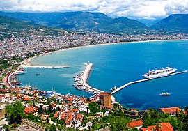 Castle and harbour of Alanya