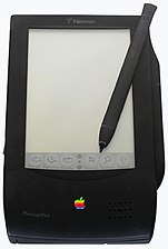 Apple Newton MessagePad, released in 1993. Ive designed the smaller models following.