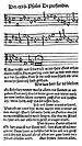 Text und Noten von Luthers Bußlied „Aus tiefer Not“ im Erfurter Enchiridion, 1524