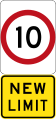 New 10 km/h Speed Limit (used in Victoria)