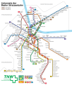 Basel streetcar network map (png version)