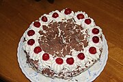 A Black Forest cake
