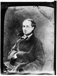 Portrait of Charles Baudelaire by Nadar (1855)