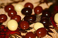 Chocolate-covered coffee beans