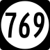 State Route 769 marker