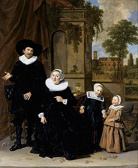 Frans Hals Portrait of a Dutch Family (1633-1636)