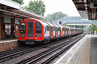 Oberirdische Strecke der London Underground