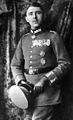 Max Immelmann, 15 Luftsiege, als „Adler von Lille“ einer der ersten deutschen Jagdflieger; gefallen am 18. Juni 1916