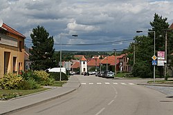 Centre of Jiříkovice