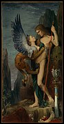 Oedipus and the Sphinx by Gustave Moreau, 1864