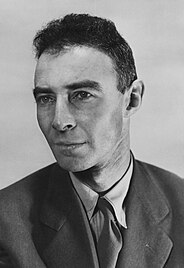 Vintage photograph of Robert Oppenheimer