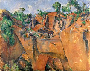 The Bibémus Quarry, Cézanne, 1885