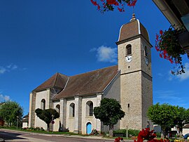 The church in Pouilley-les-Vignes