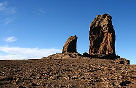 Roque Nublo, symbol of Gran Canaria island.