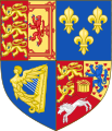 Royal Arms of Great Britain (1714-1801), after which the claim to the throne of France was dropped.