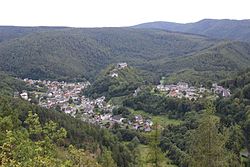 Schwarzburg seen from Trippstein