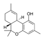 Strukturformel Tetrahydrocannabiorcol