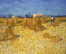 Vincent Van Gogh - Corn Harvest in Provence - Google Art Project