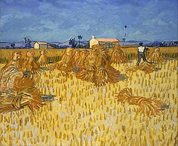 Harvest in Provence, June 1888, Israel Museum, Jerusalem, Israel (F558)