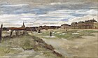 Bleaching Ground at Scheveningen also Bleaching Ground, watercolor 1882 J. Paul Getty Museum, Los Angeles (F946r)