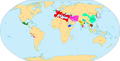 Globale territoriale Situation im 3. Jahrhundert