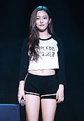 Pristin's Eunwoo wearing a crop top