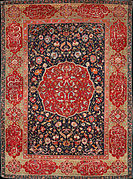 So-called Salting carpet, wool, silk and metal thread. about 1600.