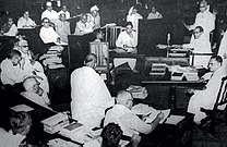 A Constituent Assembly of India meeting in 1950.
