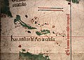 Image 22Top left, the shores of Florida and the future Carolina explored in 1500 and showed in 1502 on the Cantino planisphere (from South Carolina)