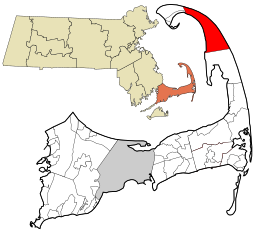Location in Barnstable County and the Commonwealth of Massachusetts.