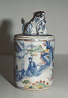 Covered jar, 1620–1640, probably for the Japanese market