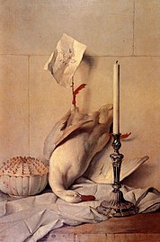The White Duck (1753), 95.3 x 63.5 cm., Houghton Hall [stolen 1990]