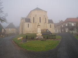 The church in Saint-Rabier