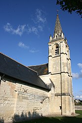 The church of Saint-Martin, in La Roche-Clermault