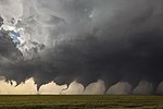 Eight images shot as a tornado formed north of Minneola, Kansas in 2016. Photographed by JasonWeingart.[5]