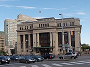 The Senate of Canada Building faces Rideau Street