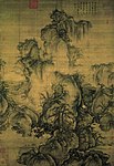 Early Spring; by Guo Xi; 1072; hanging scroll, ink on silk; 1.58 x 1.08 m; National Palace Museum (Taipei, Taiwan)[91]