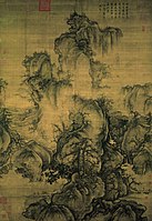 Early Spring, Guo Xi, color on silk, National Palace Museum, Taipei
