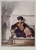 Ioannis Logothetis, Governor of Aegina in newly independent Greece depicted wearing an ishlik, 1827
